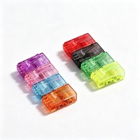 Conector Modular de Red Ethernet RJ45 Multicolor CAT6 UTP 8P8C