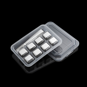Glaçon en métal réutilisable en acier inoxydable 26mm 8pcs Meilleure vente Eco - Product Image 3