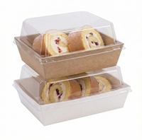 Boîte à bonbons en papier kraft, boîte à pain, boîte à pâtisserie, boîte à gâteaux, boîte à beignets, boîte à biscuits, emballage pour desserts sucrés