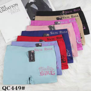 Boxers pour Femmes Respirants de Haute Qualité, Modèle QCK001, Taille Libre, Multipacks Couleurs Assorties, à Vendre à 0,45 Dollar - Product Image 6