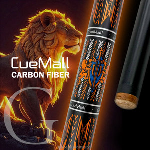 CueMall 58" Fiberglass <b>Pool</b> Cue, Professional Billiard <b>Stick</b>, 12.5mm 4-Layer Tip, Low Deflection Shaft for Accurate Shooting - Product Image 2
