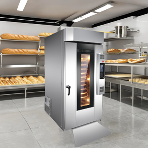 <span class=keywords><strong>Horno</strong></span> Rotatorio Comercial de Alta Calidad a Gas y Eléctrico de 5-64 Bandejas <span class=keywords><strong>para</strong></span> Pan, Baguettes, Galletas, Pasteles y <span class=keywords><strong>Pizza</strong></span> <span class=keywords><strong>con</strong></span> Garantía de un Año - Product Image 3