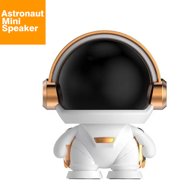 New Wireless Space Robot Astronaut Cosmonaut Mini Portable LED Light Speaker RGB Subwoofer Blue Tooth TWS Loudspeaker Box
