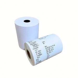 Rollos de Papel para Caja Registradora con Impresión Personalizada de Fábrica, Económicos y de Alta Calidad, Papel Térmico para Punto de Venta de 80x80, Disponible en 57mmx50mm - Product Image 3