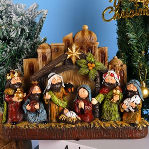<span class=keywords><strong>Statua</strong></span> SWAITE Scena Natalizia "Sacra Famiglia e i Re Magi" Adatta per Decorazione Caminetto - Product Image 2