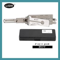 Outil de crochetage et de décodage automatique LISHI 2 en 1 - Acier inoxydable professionnel pour système Citroën/Peugeot HU83 Durable et haute précision