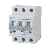 Disjoncteur miniature JIELI L7A 63A 1-4P MCB 230/400V 10kA IEC60898, interrupteur de protection basse tension, cuivre PA66
