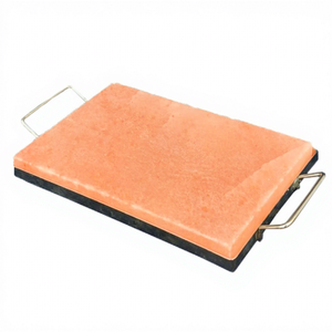 Losas de cocina de sal del Himalaya OEM, placas de azulejos de sal de roca de cristal para barbacoa, parrilla, placa de 1,5x8x12 pulgadas - Product Image 1