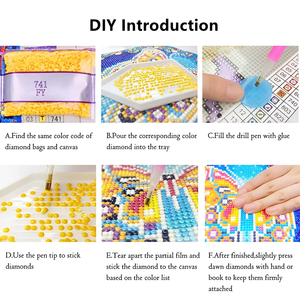 E-6935 Custom Short <strong>Velvet</strong> Canvas Diamond <strong>Painting</strong> 5D Diamond <strong>Painting</strong>, DIY Portrait Kit, Diamond Art <strong>Painting</strong> Kit - Product Image 4