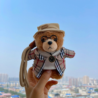 Vente en gros d'ours en peluche super doux Kawaii Animal anti-stress avec vêtements Pull PP coton Remplissage Techniques lavées