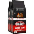DB Kingsford Match Light Briquettes de charbon de bois instantané 12 Lbs Lot de 2 charbon de bois rapide pour griller Barbecue BBQ Accessoires - Product Image 3
