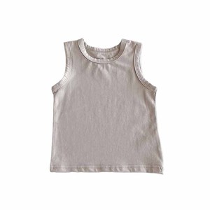 Débardeurs sans manches en coton doux et respirant pour bébés garçons et filles, couleur unie, basiques, sous-vêtements d'été - Product Image 6