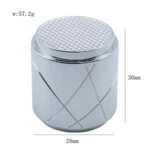 En stock – Capuchons de parfum en zamac de 15 mm pour flacon, design cylindrique argenté, couvercle métallique chromé pour parfum, capuchons à sertir pour scellage - Product Image 2