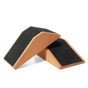 Jinlangte Paire <span class=keywords><strong>de</strong></span> blocs <span class=keywords><strong>de</strong></span> yoga en liège personnalisés, réglables et antidérapants, pour squats et rehausseurs <span class=keywords><strong>de</strong></span> talon, pour le sport - Product Image 4