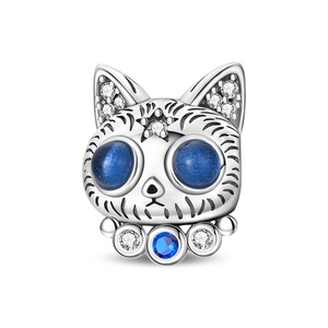 Pendentif Breloque Cœur en Zircon Plaqué Argent Motif Bébé Éléphant <span class=keywords><strong>Chat</strong></span> Cygne pour Hommes Femmes Enfants Unisexe Usage Quotidien - Product Image 3