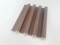 Panel de Pared de PVC y Madera Plástica, Revestimiento de PVC WPC, Paneles de Pared Acanalados para Interiores y Exteriores, Panel de Pared WPC