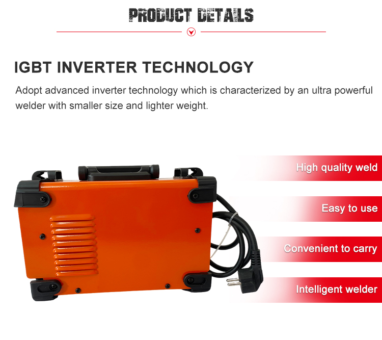 Made in China Classic Design Zx7-225 Single Voltage 220v Copper