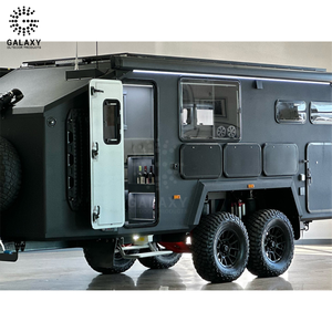 Caravanes pour <span class=keywords><strong>Camping</strong></span> Teardrop Remorque De Luxe Caravane Camper Van Toit Noir Série Hybride Voiture Hors Route Avec Ahower - Product Image 1