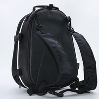 Sac de selle de moto en EVA thermoformé rigide, sac à dos arrière de moto imperméable avec bandoulière détachable pour les trajets quotidiens et les voyages