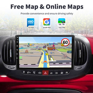 Autoradio Android Krando 9 pouces pour <span class=keywords><strong>Fiat</strong></span> 500L 2012 - 2016, unité centrale de voiture, CarPlay sans fil, carte SIM 4G, Playstore, 128 Go - Product Image 6