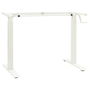 Cadre de bureau debout minimaliste en fer réglable en hauteur par manivelle, facile à assembler et doté d'une fonction rotative - Product Image 1