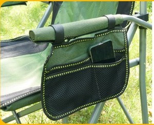 Heavy Duty Lumbar Back Supports Portable \<strong\>Camping\</strong\> Padded Hard Arm \<strong\>Folding\</strong\> Camp Beach \<strong\>Chair\</strong\> With Cup Holder - Product Image 4