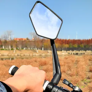 Miroir arrière de vélo à Long bras, première version, miroir de Cycle en verre
