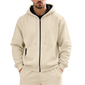 Sweat-shirt à capuche en polaire pour homme, logo personnalisé, manches longues, style sport, pour le marché européen et américain des boutiques indépendantes. - Product Image 2