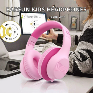Auriculares <span class=keywords><strong>EarFun</strong></span> para Niños, Cable USB-C, Limitador de Volumen de 85dB, Ajuste Cómodo, Sonido de Alta Fidelidad, Diadema Ajustable de 8 Niveles, Sobre la Oreja - Product Image 2