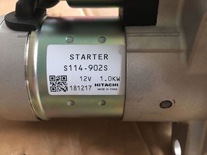 Pour <span class=keywords><strong>RENAULT</strong></span> MEGANE CC EZ0G EZ1E EZ1P M4R711 M4R713 12V 1.0 KW 10T moteur de démarrage HITACHI ORIGINAL S114-902 8201268221 - Product Image 4