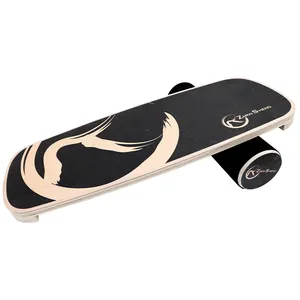 Zhensheng Custom Design Fitness Body Building Professional Wood Balance Board