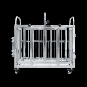 Heavy-Duty Portable Indoor <strong>Stainless</strong> <strong>Steel</strong> <strong>Dog</strong> <strong>Kennels</strong> for Veterinary Hospital Use - Product Image 4
