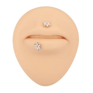 Titane Fils Internes Zirconium Base Lip <span class=keywords><strong>Piercing</strong></span> CZ Lip Stud <span class=keywords><strong>Vertical</strong></span> <span class=keywords><strong>Labret</strong></span> <span class=keywords><strong>Piercing</strong></span> <span class=keywords><strong>Anneau</strong></span> Bijoux Cadeau De Mariage - Product Image 1