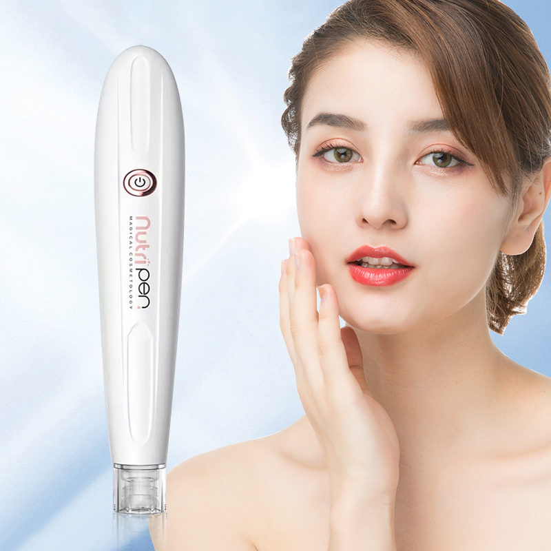 Для домашнего использования Nutri электрическая Дерма Hydra ролика иглы штамп Ручка-роллер коллаген инъекции дермы ручка