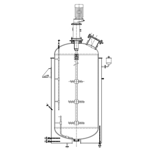ASME CE EAC 10000L不锈钢高压容器搅拌工业反应器，用于高温采油 - Product Image 2