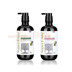 Huati Sifuli SUPER LISSE 500ml Private Label Organic Moroccan Argan Oil Shampoo And Conditioner Sulfate Free Set