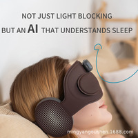 Masque oculaire intelligent IA de pointe pour le sommeil – Concentré sur la méditation avec musique Bluetooth, dispositif de soin des yeux anti-lumière à technologie de pointe