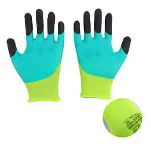 Guanti da lavoro in gommapiuma di sicurezza in lattice con rivestimento in gomma rinforzata - Product Image 3