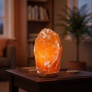 Lámpara de Sal Rosa del Himalaya OEM, 100% Natural, Tallada en Cristal de Roca, Estilo Pakistaní, Impermeable, Artesanía Natural de Alta Calidad - Product Image 1