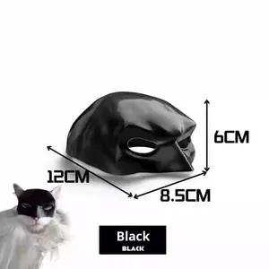 Mode 3D imprimé chauve-souris pour animaux de compagnie drôle écologique PVC Halloween Costumes motif solide créatif toutes les saisons mode masque facial pour animaux de compagnie - Product Image 5