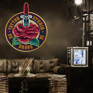 Tùy Chỉnh UV In Neon Dấu Hiệu Cho Kinh Doanh LED Hình Xăm Hội Thảo Trang Trí LED Neon Dấu Hiệu Cửa Hàng Tường Trang Trí Quảng Cáo Chiếu Sáng - Product Image 2