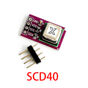 โมดูลเซ็นเซอร์ก๊าซ CO₂ รุ่น SCD40 พร้อมการตรวจจับอุณหภูมิและความชื้นในตัว การสื่อสารแบบ I2C - Product Image 1