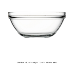 Bol à salade empilable en verre trempé Chef's Ø 17 cm Pasabahce - Product Image 3