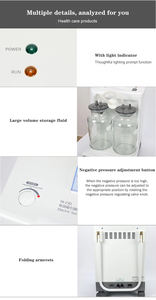 Yüksek akış taşınabilir tıbbi elektrikli emme makine diş aspiratör vakum ekipmanları emme pompası - Product Image 2