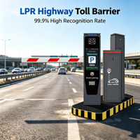 Système de barrière de stationnement automatique LPR à haute capacité de reconnaissance pour le contrôle d'accès des véhicules dans les projets de parkings d'usine, personnalisable