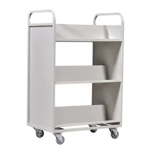 Carrito de biblioteca de doble cara de fábrica al por mayor, carrito de Biblioteca usado, carrito de libros de doble cara, carrito de biblioteca de doble cara - Product Image 4