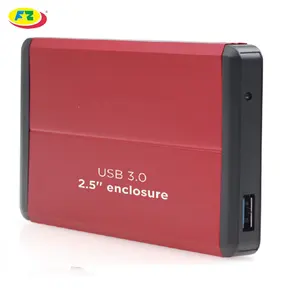 एल्यूमीनियम यूएसबी 3.0 sata बाहरी 2.5 hdd संलग्नक JMS578