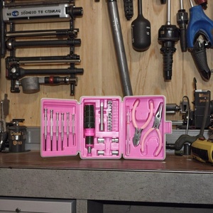 Quà Tặng Khuyến Mãi <span class=keywords><strong>25Pcs</strong></span> Màu Hồng Dụng Cụ cầm tay Set Hộ Gia Đình Công Cụ <span class=keywords><strong>Kit</strong></span> Được Thiết Kế Cho Phụ Nữ - Product Image 3