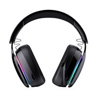 Casques de jeu OEM sans fil 2.4G et filaires Bluetooth, rétroéclairés monochromes, avec microphone détachable rechargeable AAC, pour le sport et les voyages