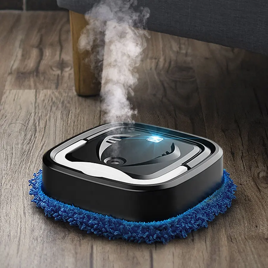 Robot inteligente para fregar el hogar Robot automático para fregar el piso Robot de barrido húmedo y seco Limpieza inteligente para el hogar con humidificador